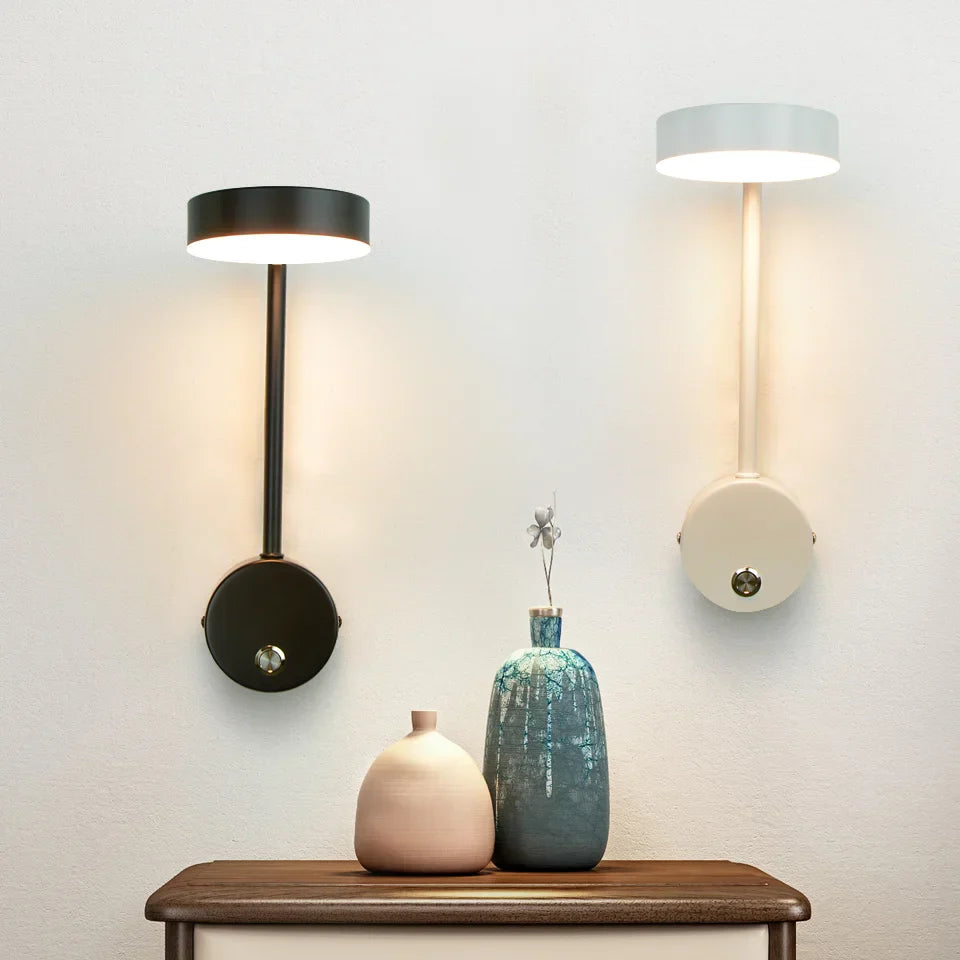 LumoraSpin - Moderne drehbare LED-Lampe