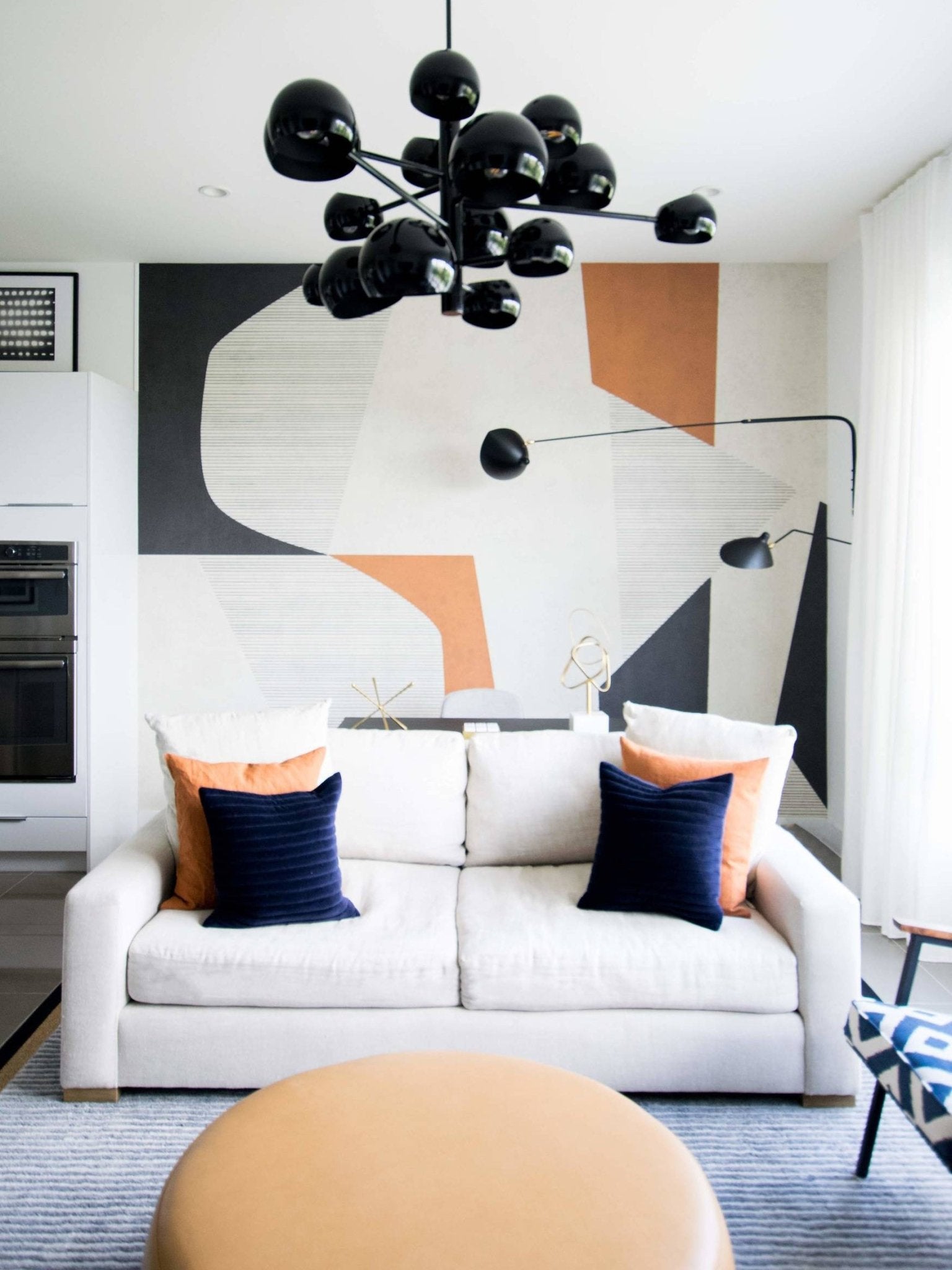 SerenLuce Wandleuchte – Modern, Gelenkarm, Schwarz, Für Wohnzimmer