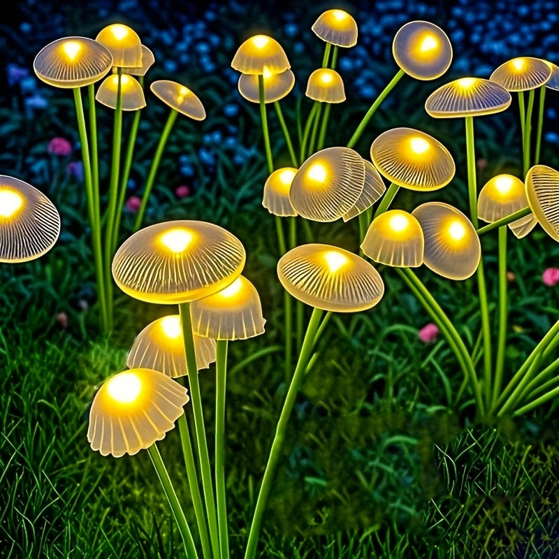 Solar Gartenleuchte | Quallenpilzform, LED, Kunststoff 3