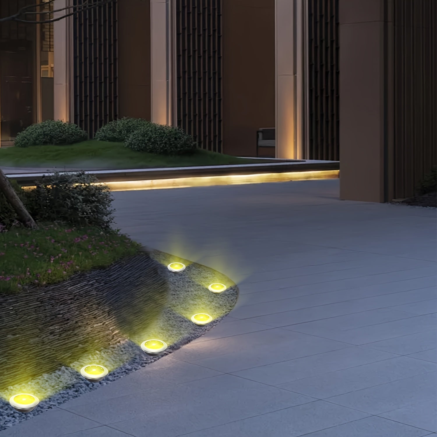 Solarleuchte | Edelstahlgehäuse, 8 LEDs, IP65 Schutz 5