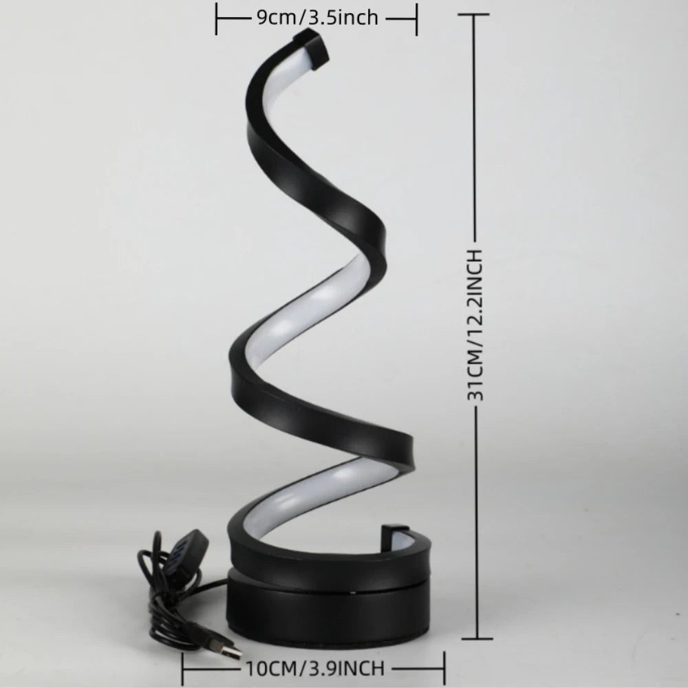 Glowspiral I Atmosphärische LED-Tischleuchte