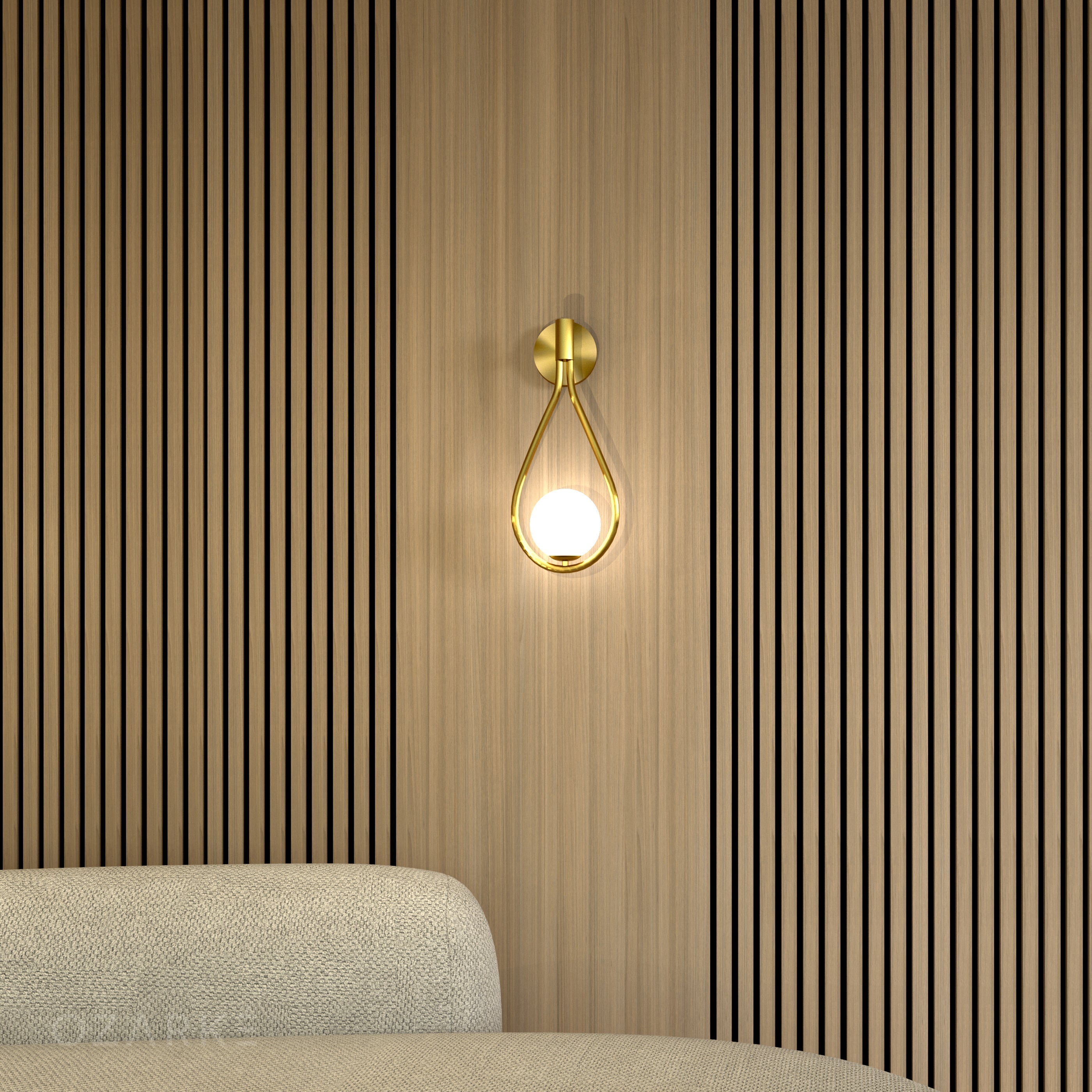 Droplume – Minimalistische LED-Wandleuchte