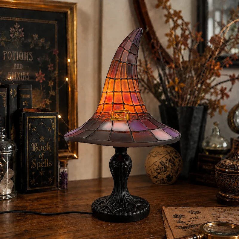 Tischlampe | Bunte Mosaikplatten, Geformte Harzbasis 6