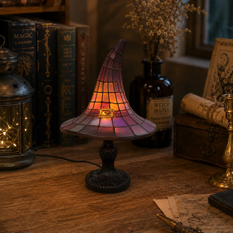 Tischlampe | Bunte Mosaikplatten, Geformte Harzbasis 8