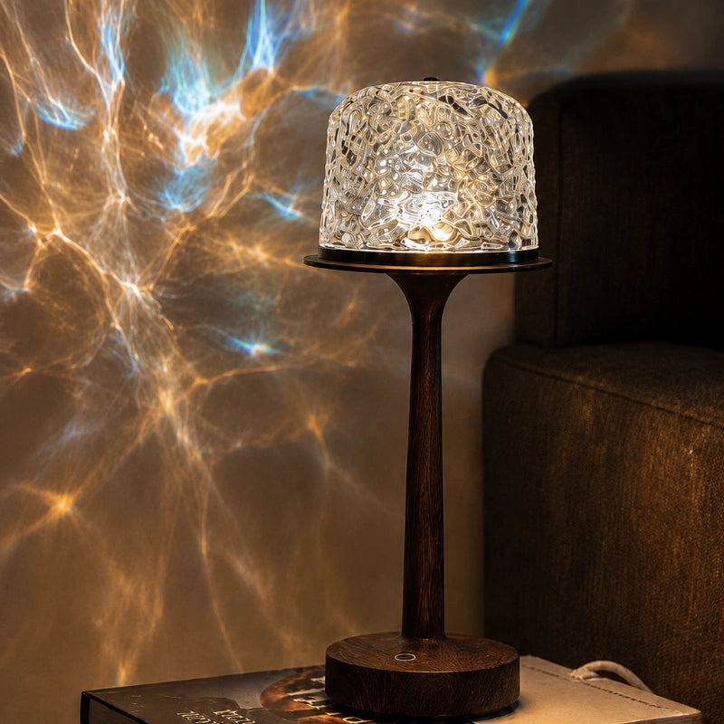 Tischlampe | Nordlichtprojektor, 16 Farben, kabellos 7