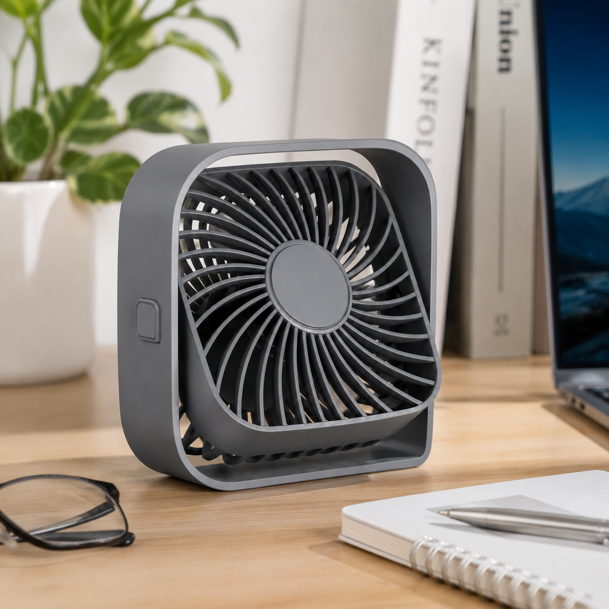 Tischventilator | 18 cm, 360° drehbar, USB-Anschluss 7