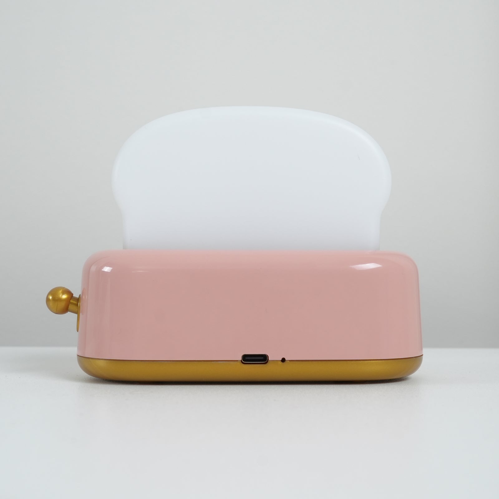 ToastGlow Tischlampe – Retro, Akku, Warmlicht, für Wohnzimmer