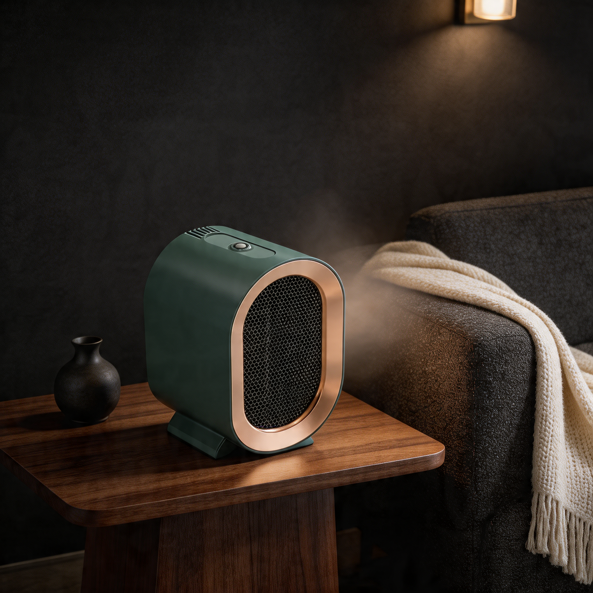 Tragbare Elektrische Heizung 800-1200 W - Kompakte Elektroheizung mit PTC-Technologie für Wohnräume 5