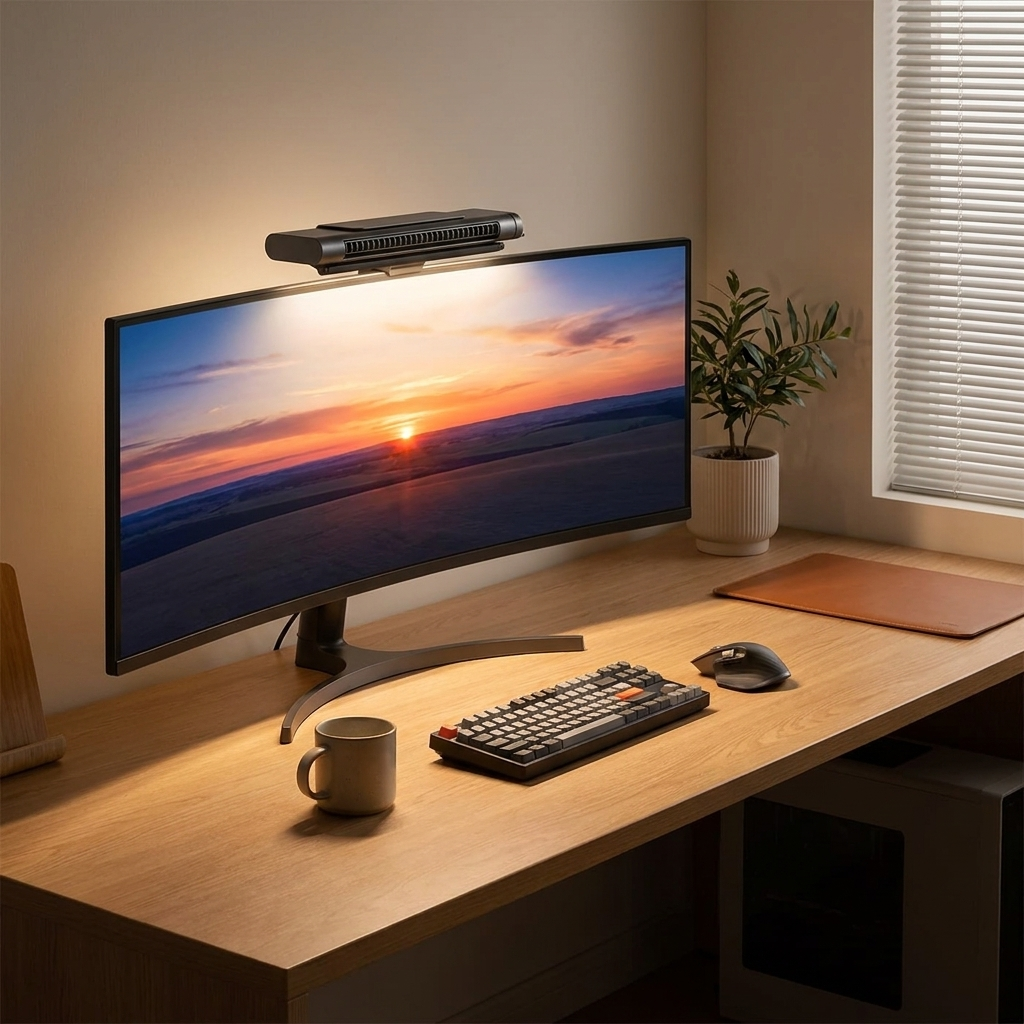 USB Ventilator | Flügelloses Design, Einstellbarer Luftstrom