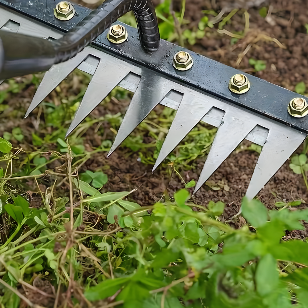 Unkrautrechen | Robuste Stahlkonstruktion, Ergonomisches Design 5