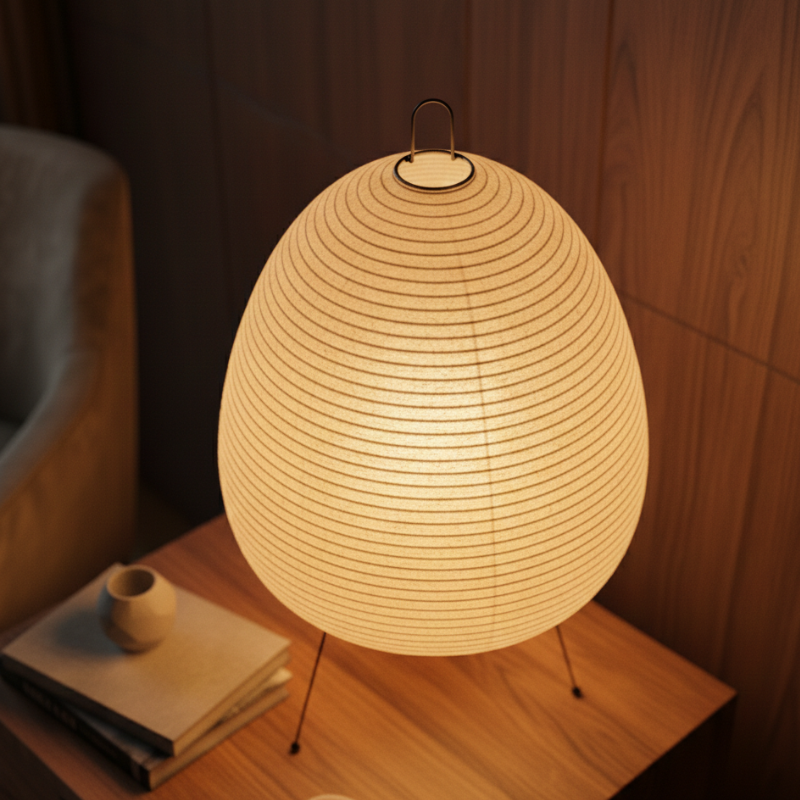 ZenLicht - Japanische Reispapier-Tischlampe