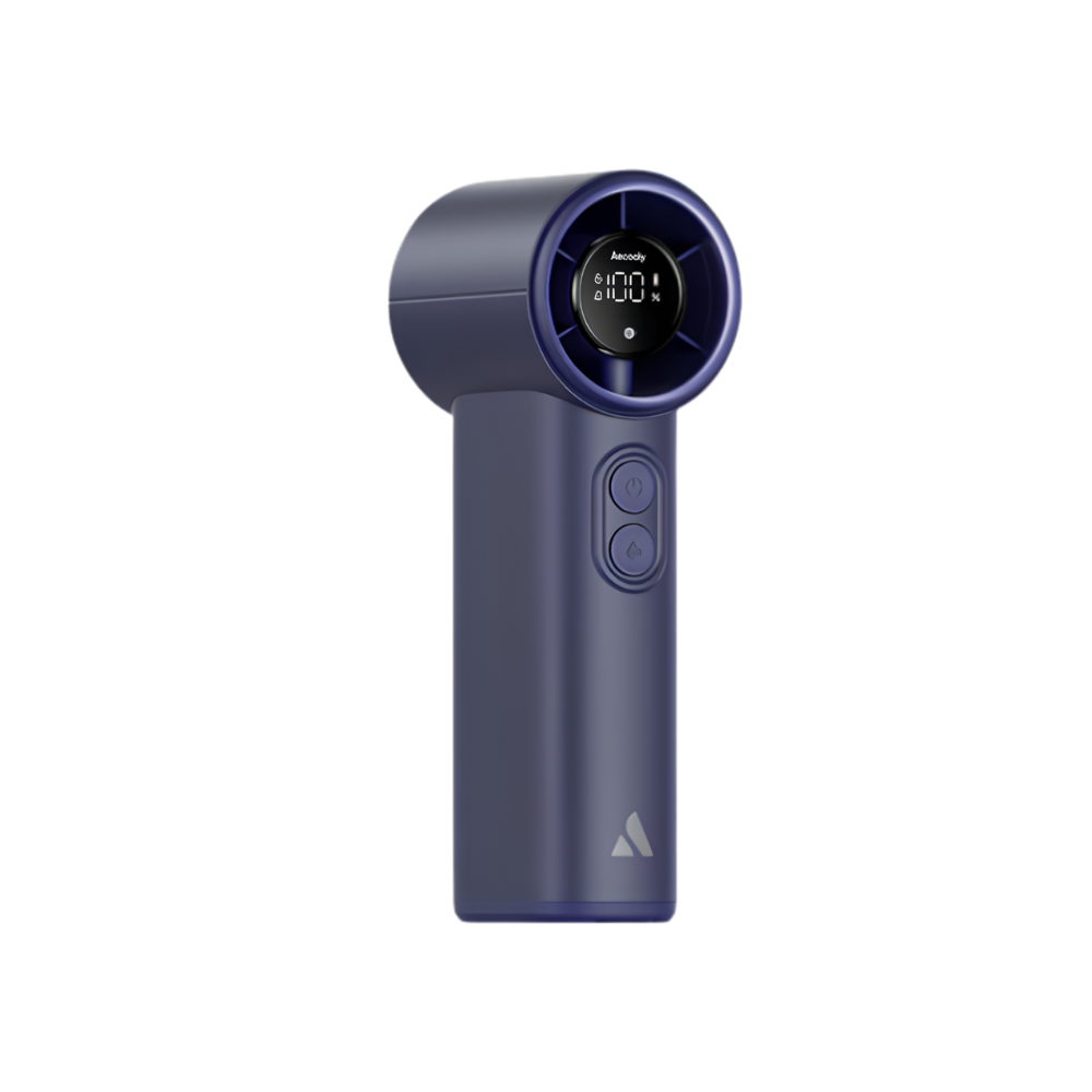 Portable Ventilator 4500mAh – 5 Geschwindigkeiten – Leise 51dB – Bis 25h Laufzeit – Kompakte Größe