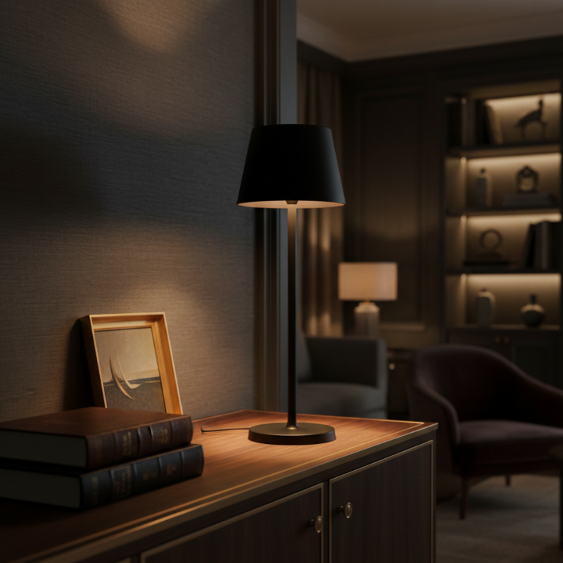 Nordluma | Drahtlose LED Tischlampe mit Einstellbarer Beleuchtung