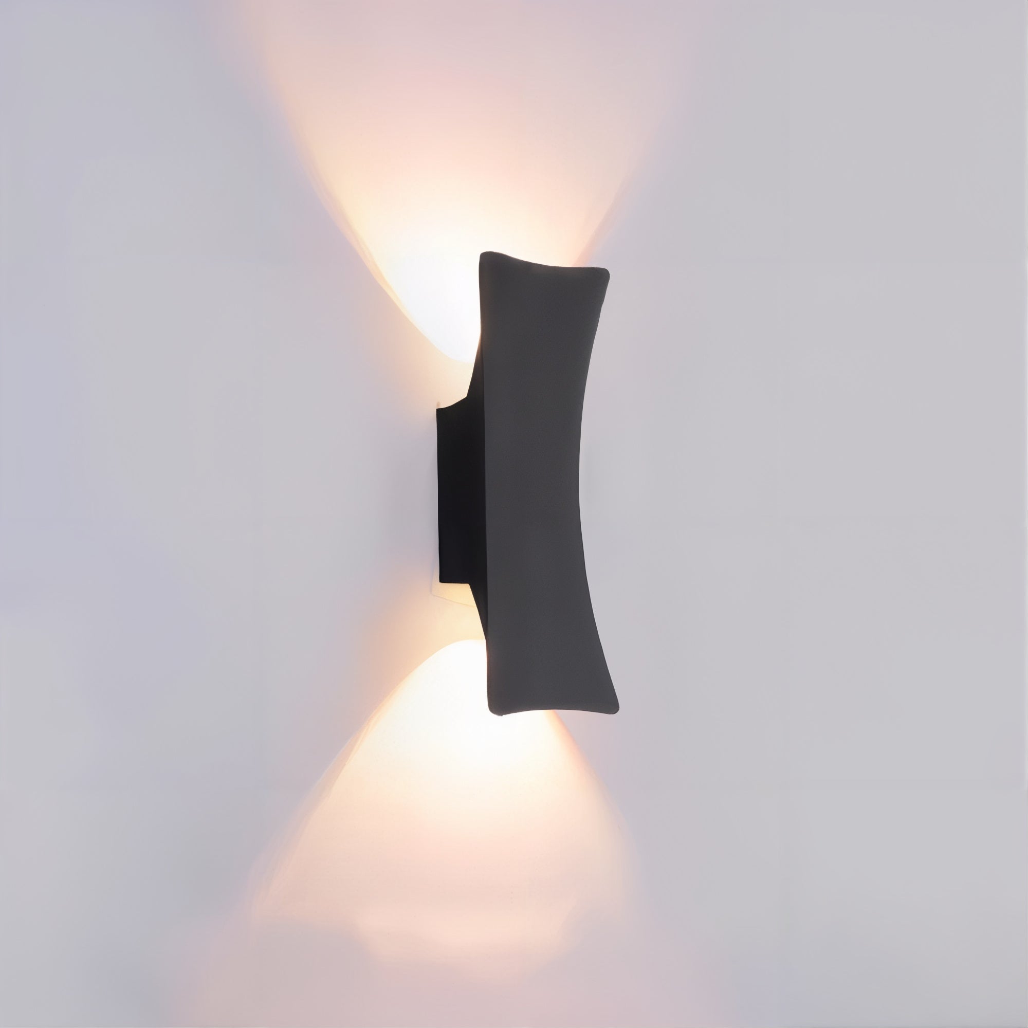 UrbanBeam – Moderne LED Außenwandleuchte Up & Down Light, schwarz & wasserdicht