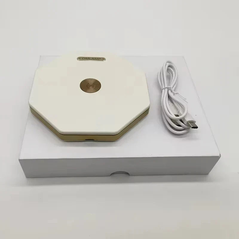 LumiKrist Glamour-LED-Tischlampe dimmbar Kristalloptik Garten