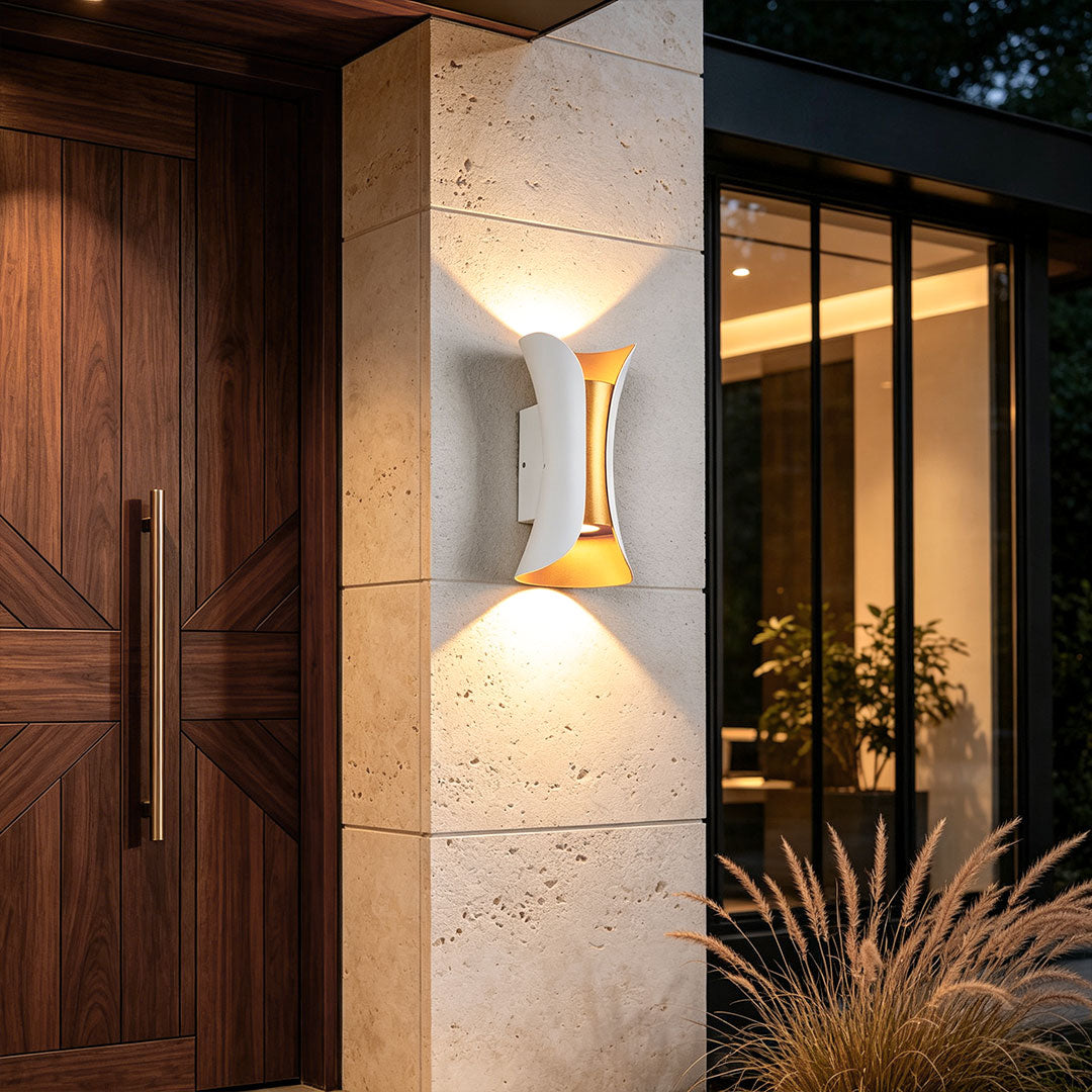 Wandleuchte | Aluminiumgehäuse, Integrierte LED-Beleuchtung 2