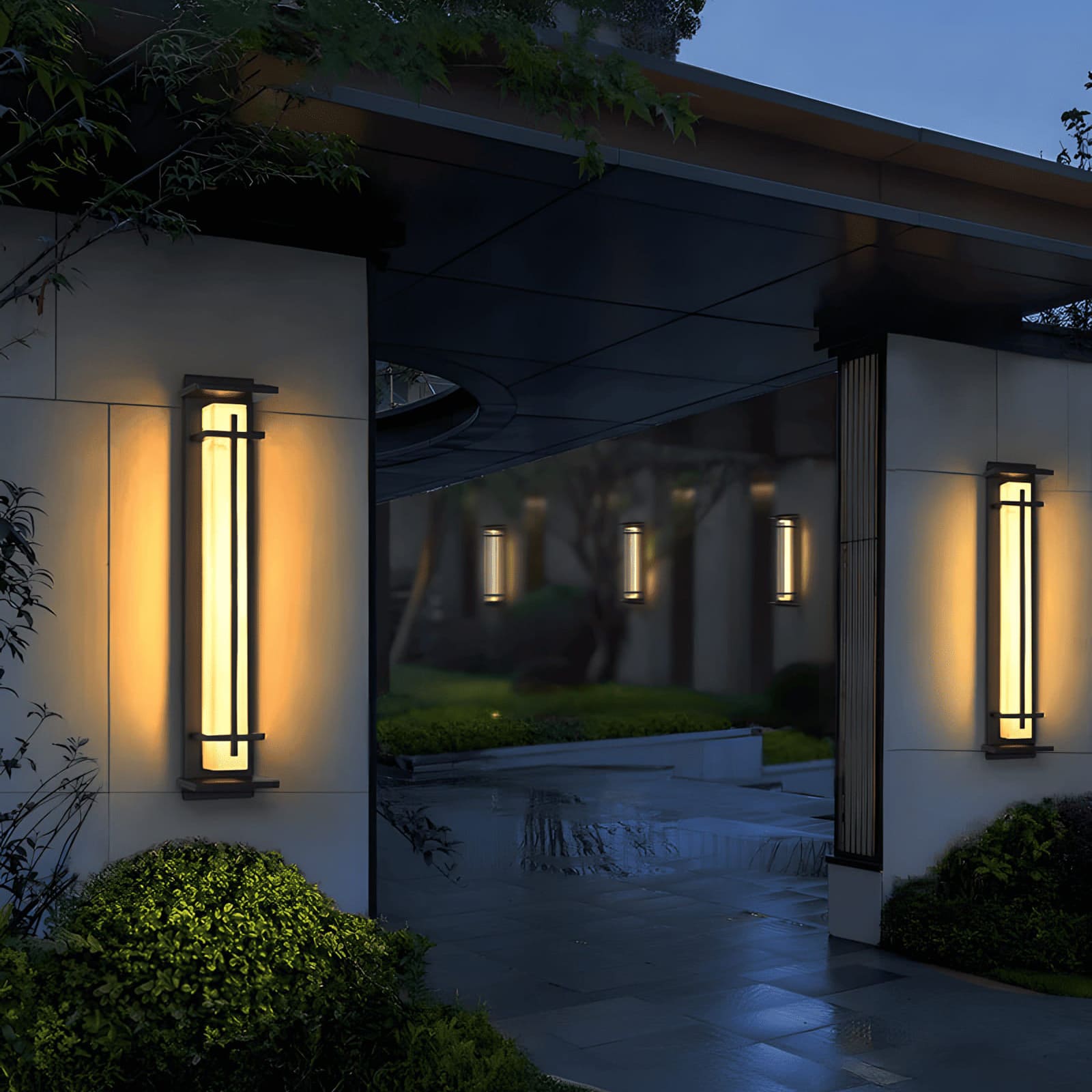 Wandleuchte | Architektonisches Design, Modernes Gitter 3