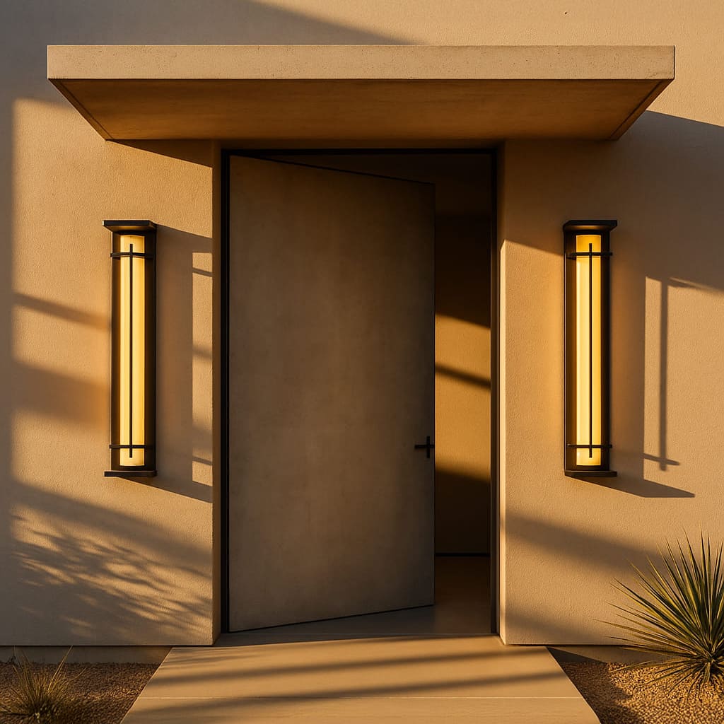 Wandleuchte | Architektonisches Design, Modernes Gitter 5