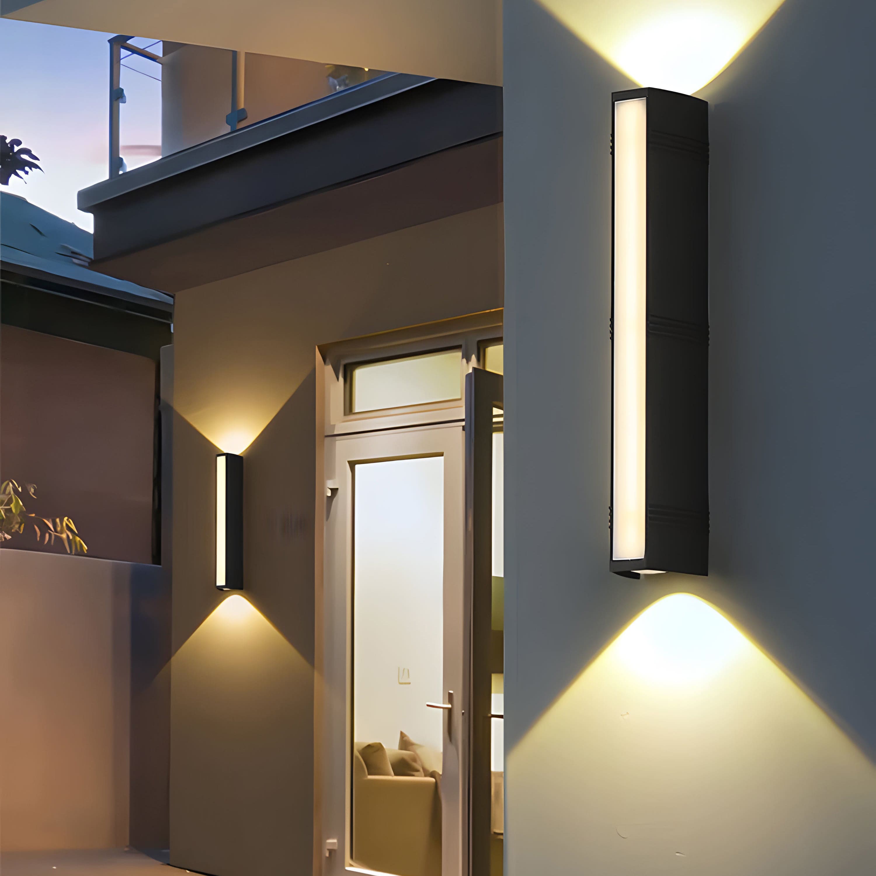 Wandleuchte | Minimalistisches Design, Robustes Aluminiumgehäuse, LED, IP65 2