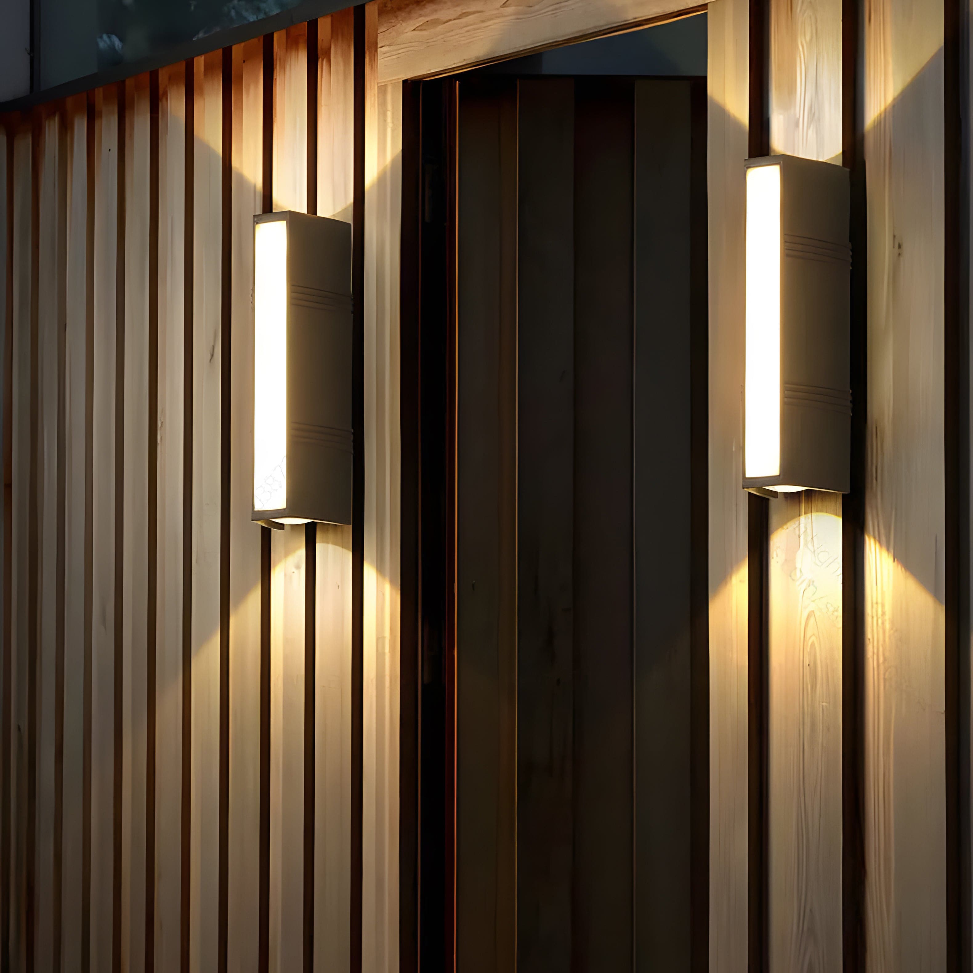 Wandleuchte | Minimalistisches Design, Robustes Aluminiumgehäuse, LED, IP65 5