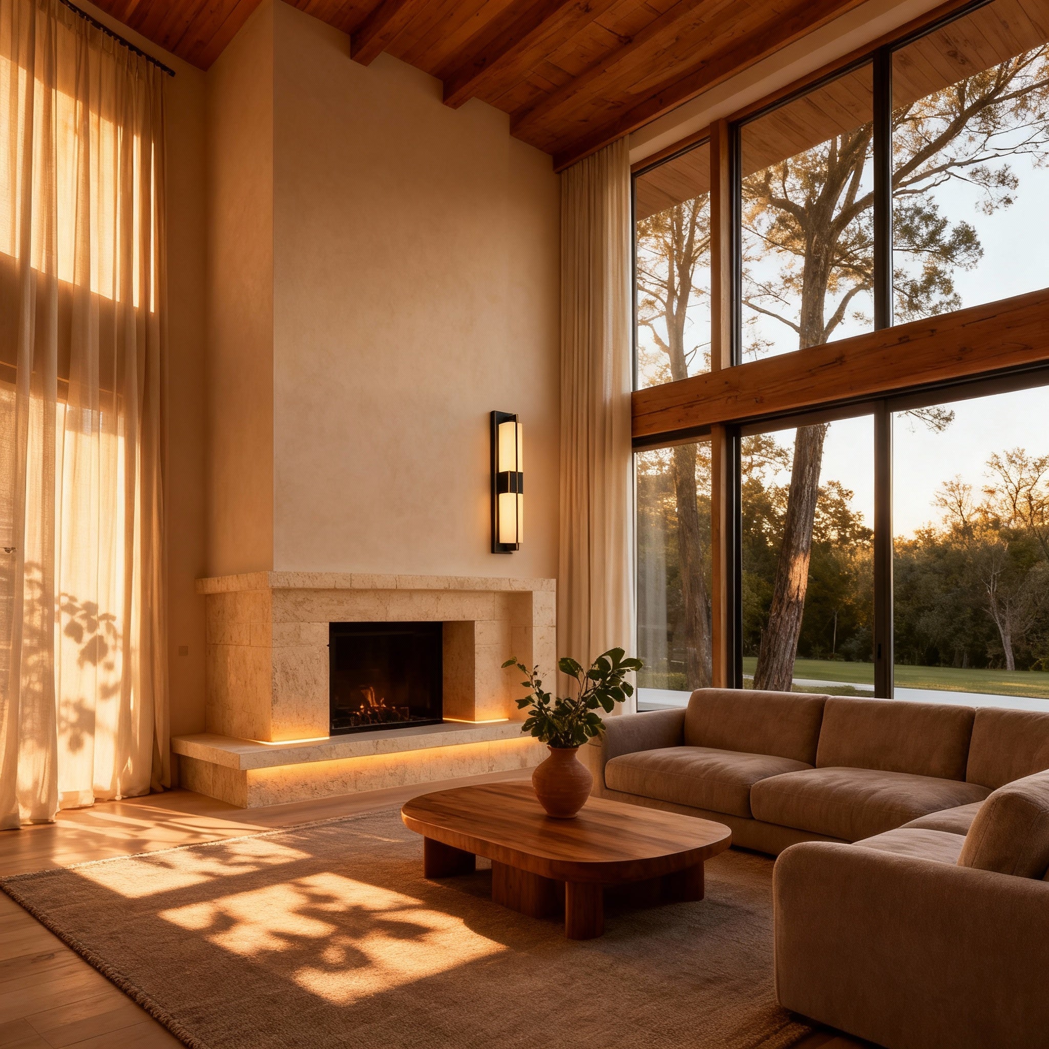 Wandleuchte | Vertikales Profil, IP65 Wasserdicht, Schwarzes Metall 5