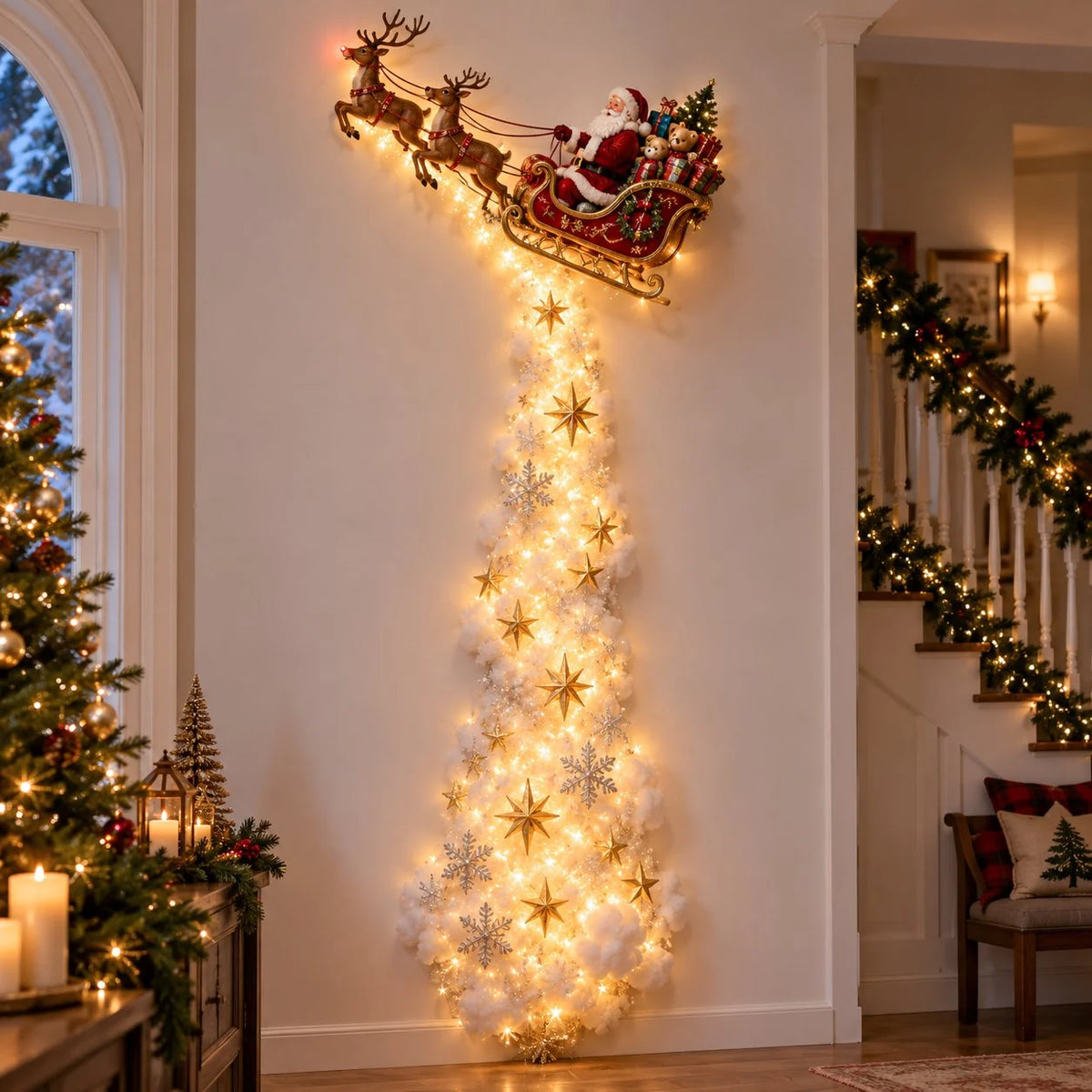 Weihnachtliche Wandleuchte Cloud Trail – Jesus, Maria & 6 Designs für Festliche Wandbeleuchtung 2
