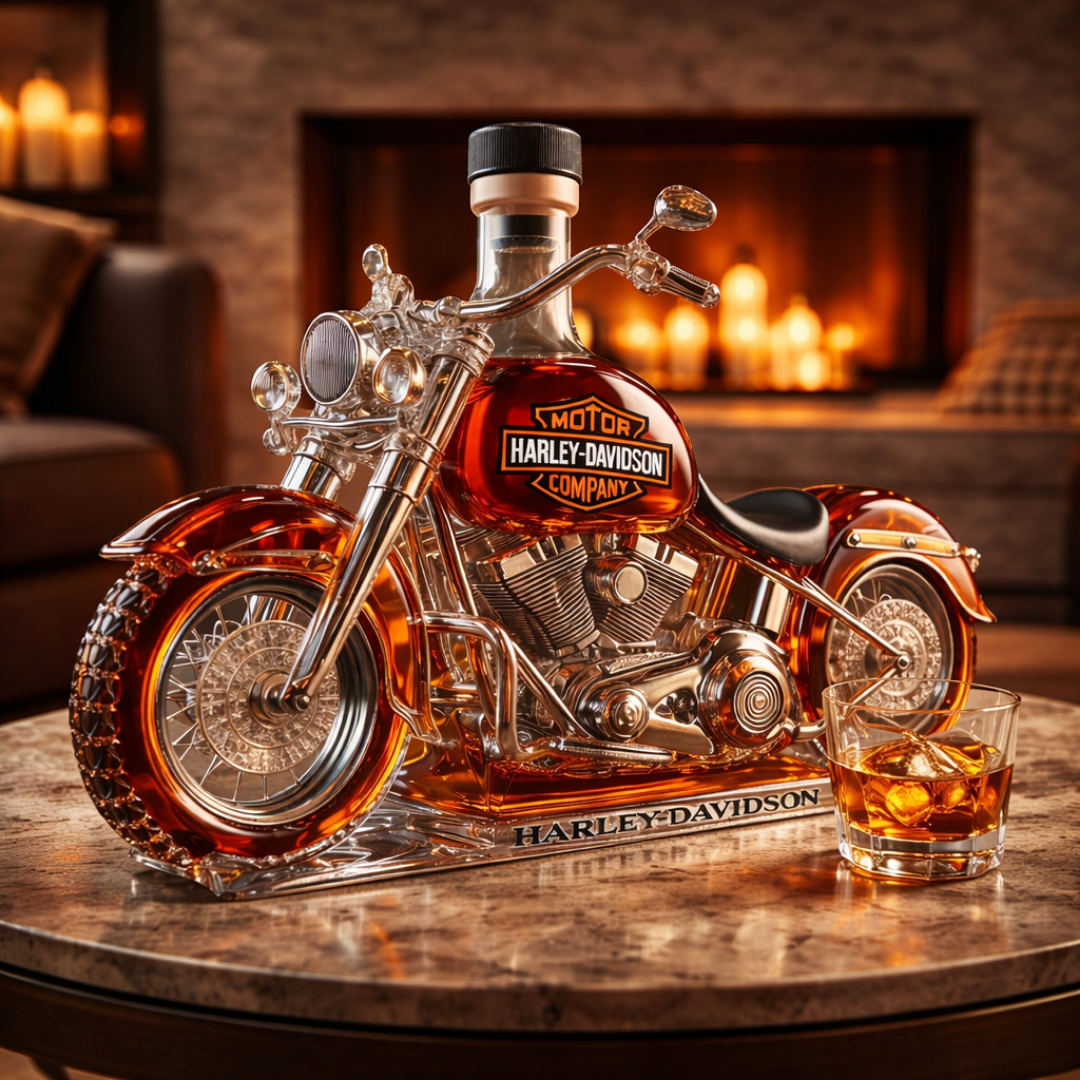Whisky Flasche | Harley Davidson Design, 500 ml 0