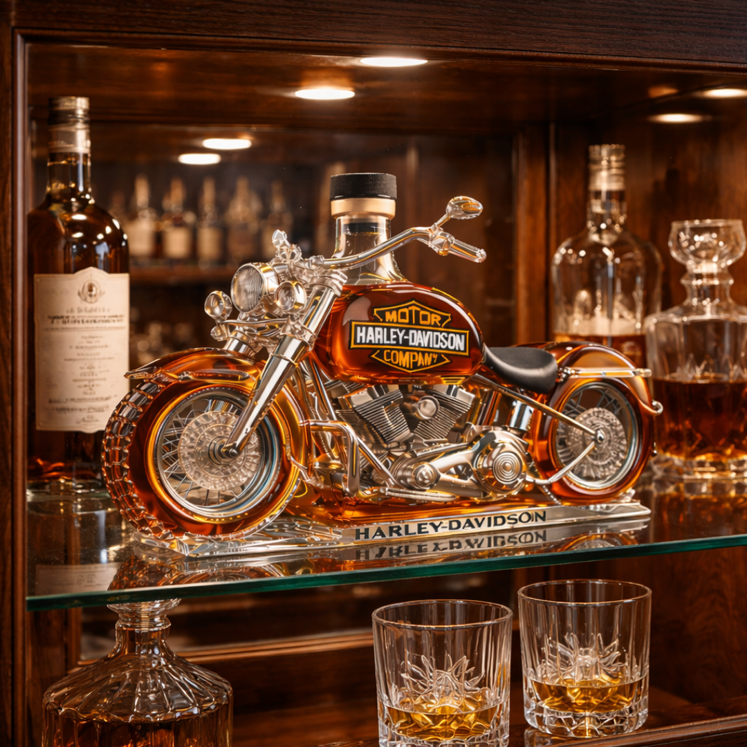 Whisky Flasche | Harley Davidson Design, 500 ml 1