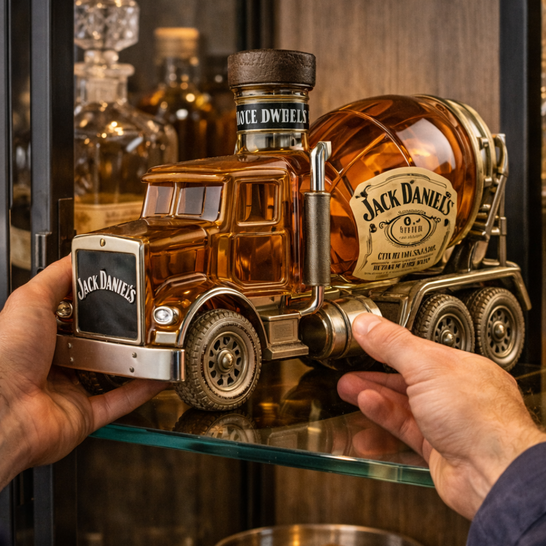 Whisky Flasche | Truck-Form, 500 ml 5