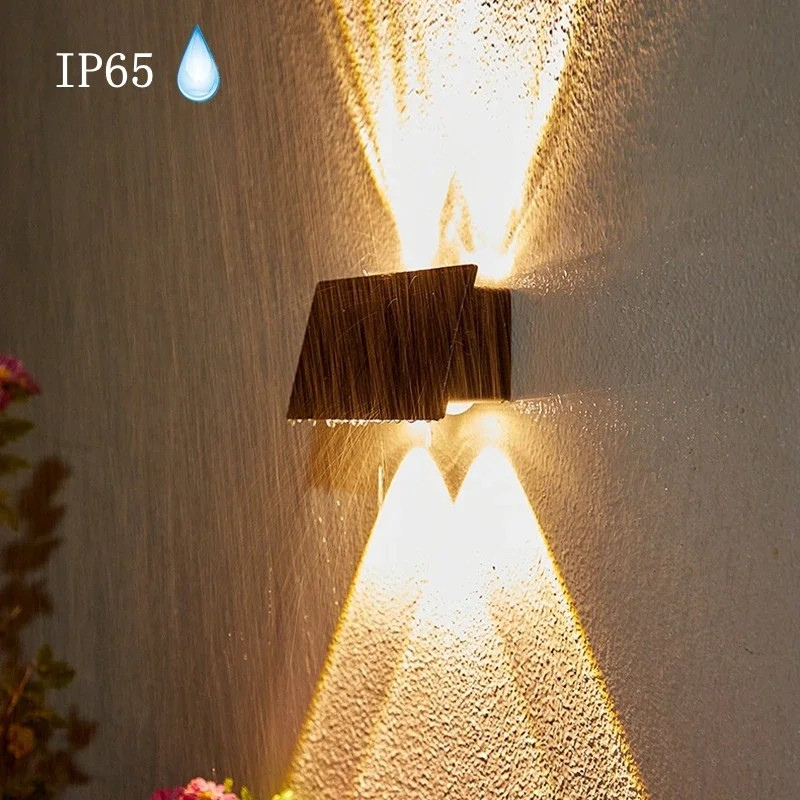 SolarVerve LED Balkonlampe Solar – Kabellos & Wetterfest für Außenbereich