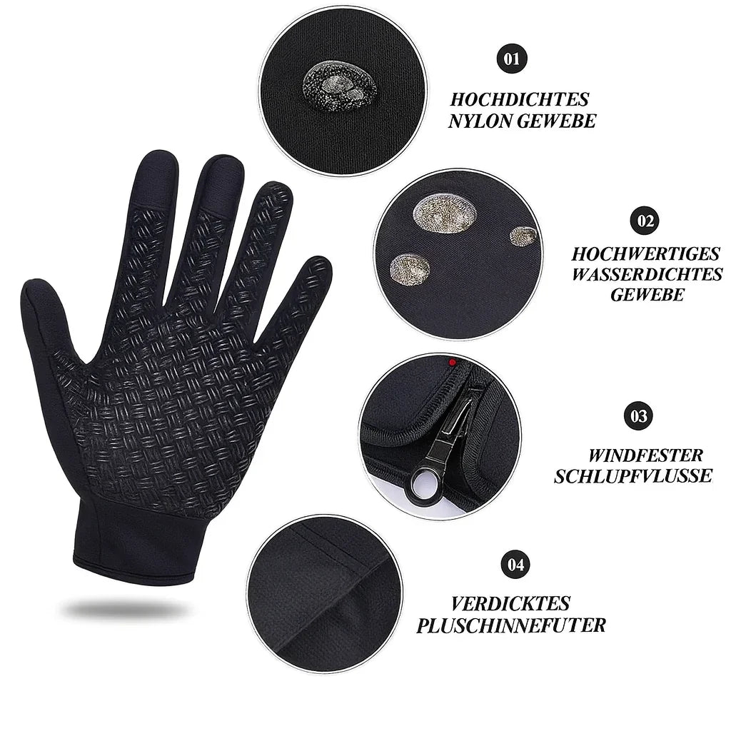 ThermGrip | Winterhandschuhe wasserdicht, Touchscreen
