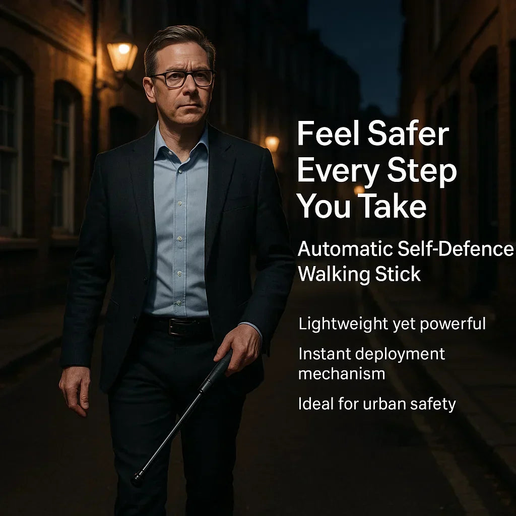 Automatischer Spazierstock zur Selbstverteidigung für städtische Sicherheit