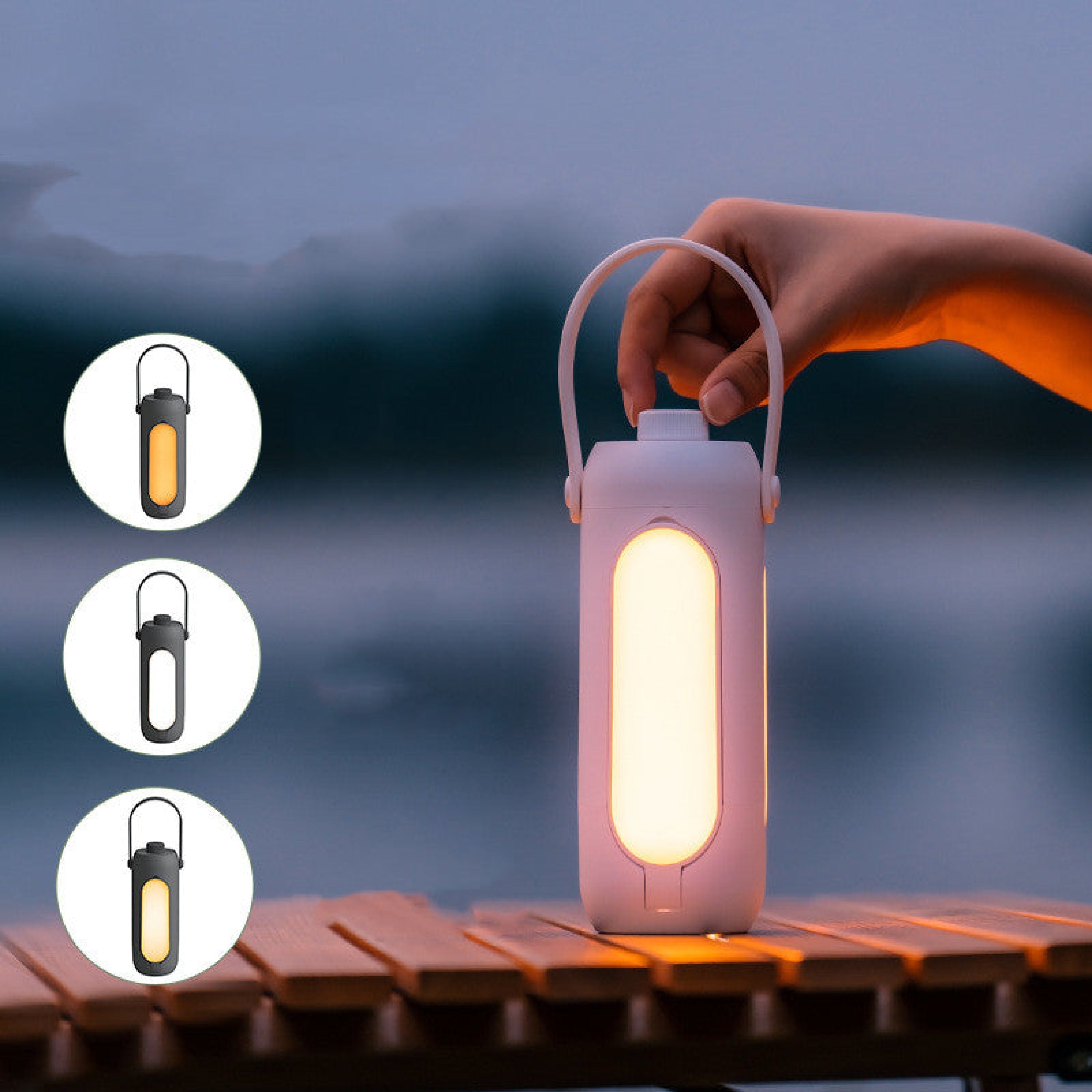 LumaSky Skylamp, Modern, Tragbare LED-Lampe, Wiederaufladbar, Für Innen & Außen