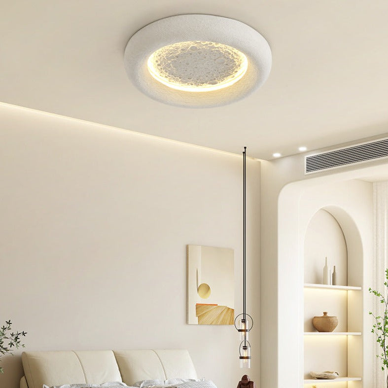 LunaGlanz – Moderne LED-Wandleuchte Mondform Warmweiß Wohnzimmer