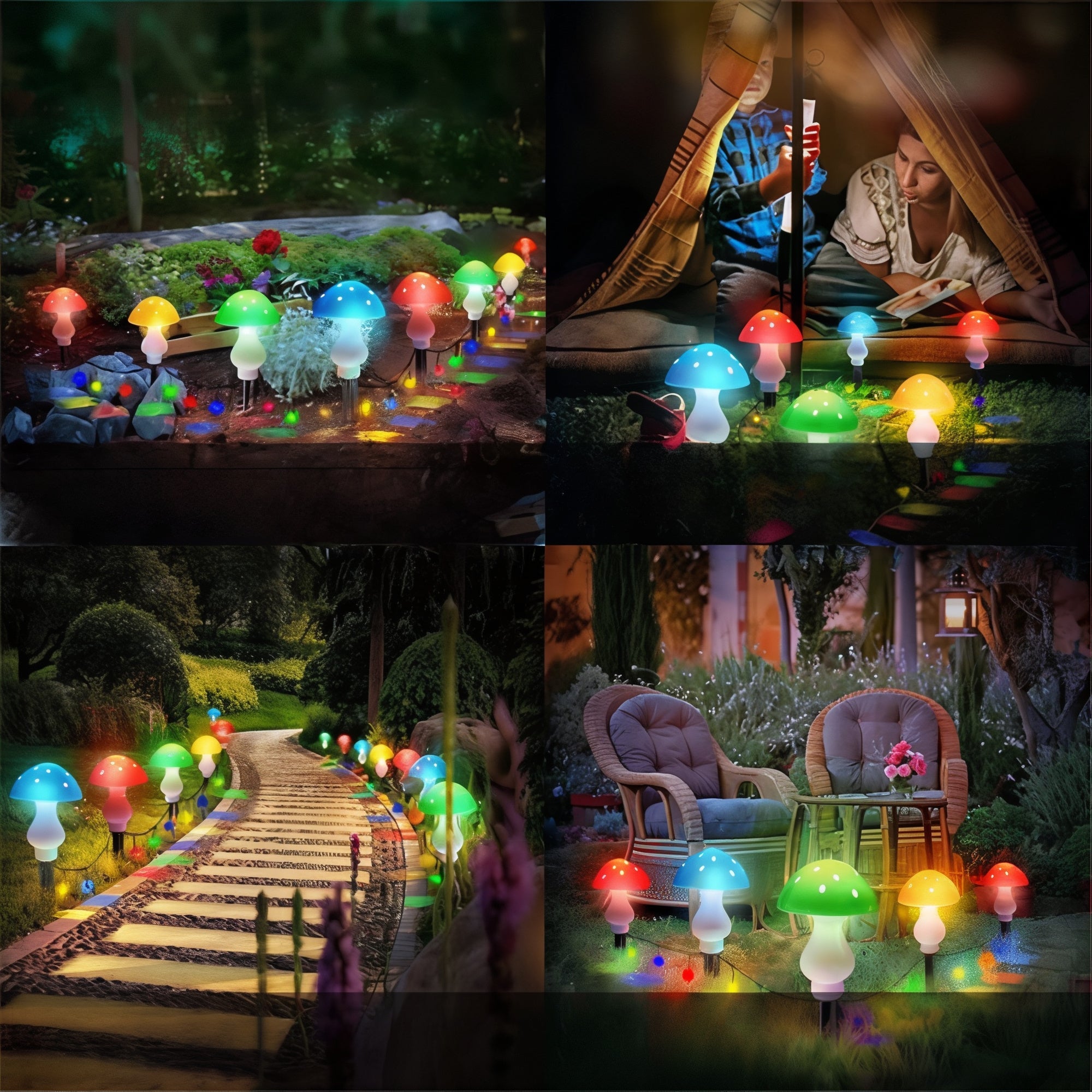 MysticFungi - Zauberhafte Gartenzwerg-Lampe