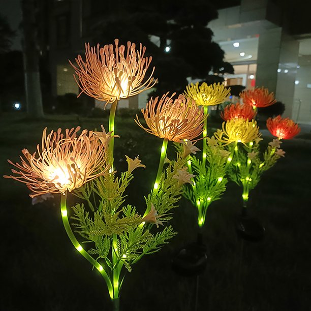 LumiBlüten LED Deko-Lichter Blumenstil Warmlicht für Terrasse