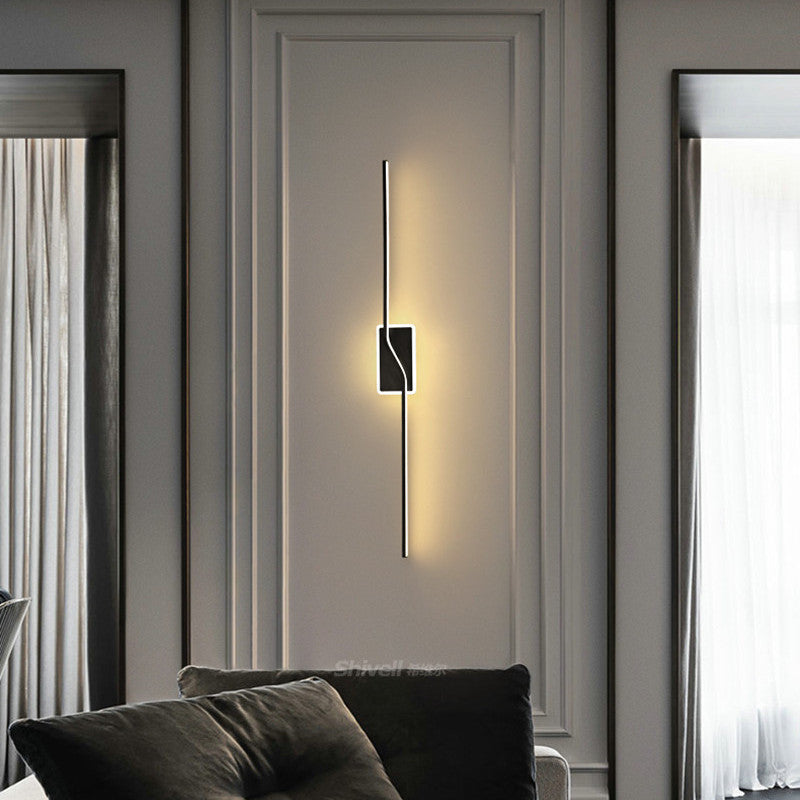 VivaRay LED Wandleuchte - Schwarz/Gold moderne Wandleuchte