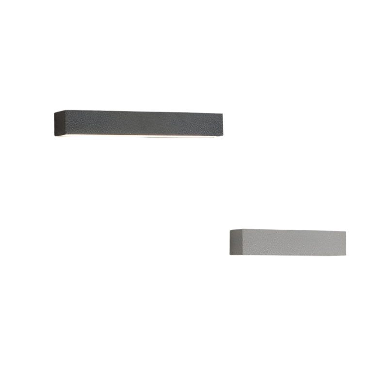 LumoEdge Außenwandleuchte Modern LED Up&Down Schwarz Garten