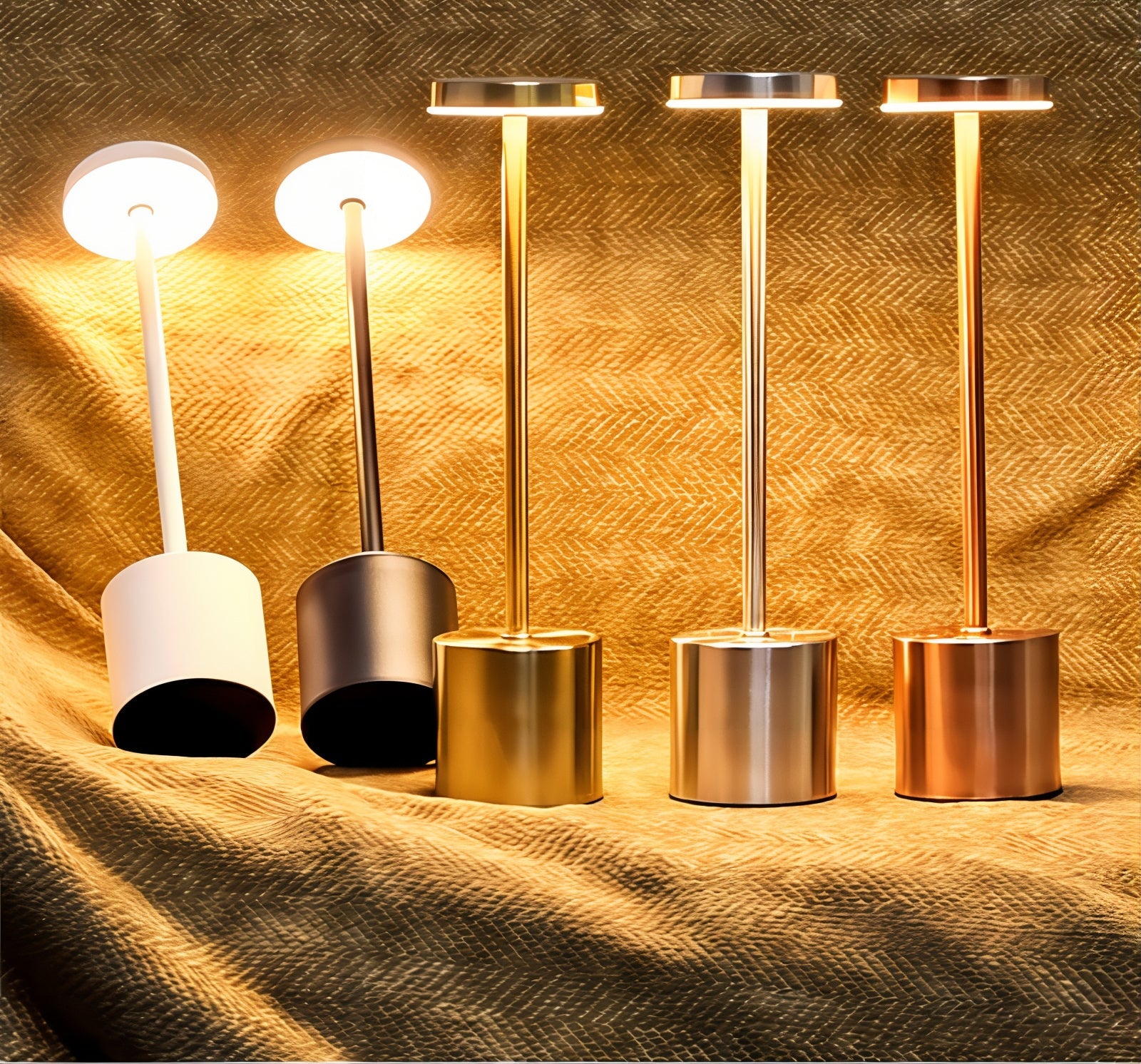 LuxeTouch | Kabellose LED-Tischlampe – Modernes Design