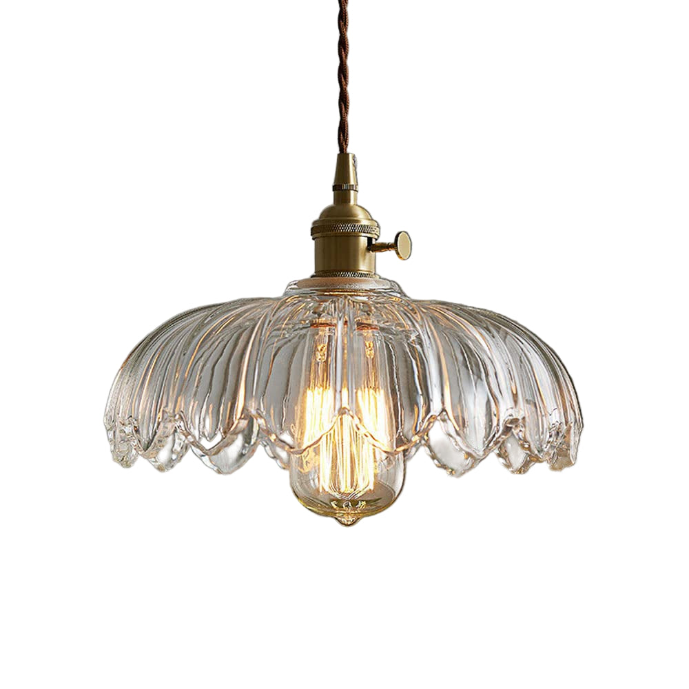 Florina Hängeleuchte, Vintage, Blüten-Design, Weiß, Für Wohnzimmer