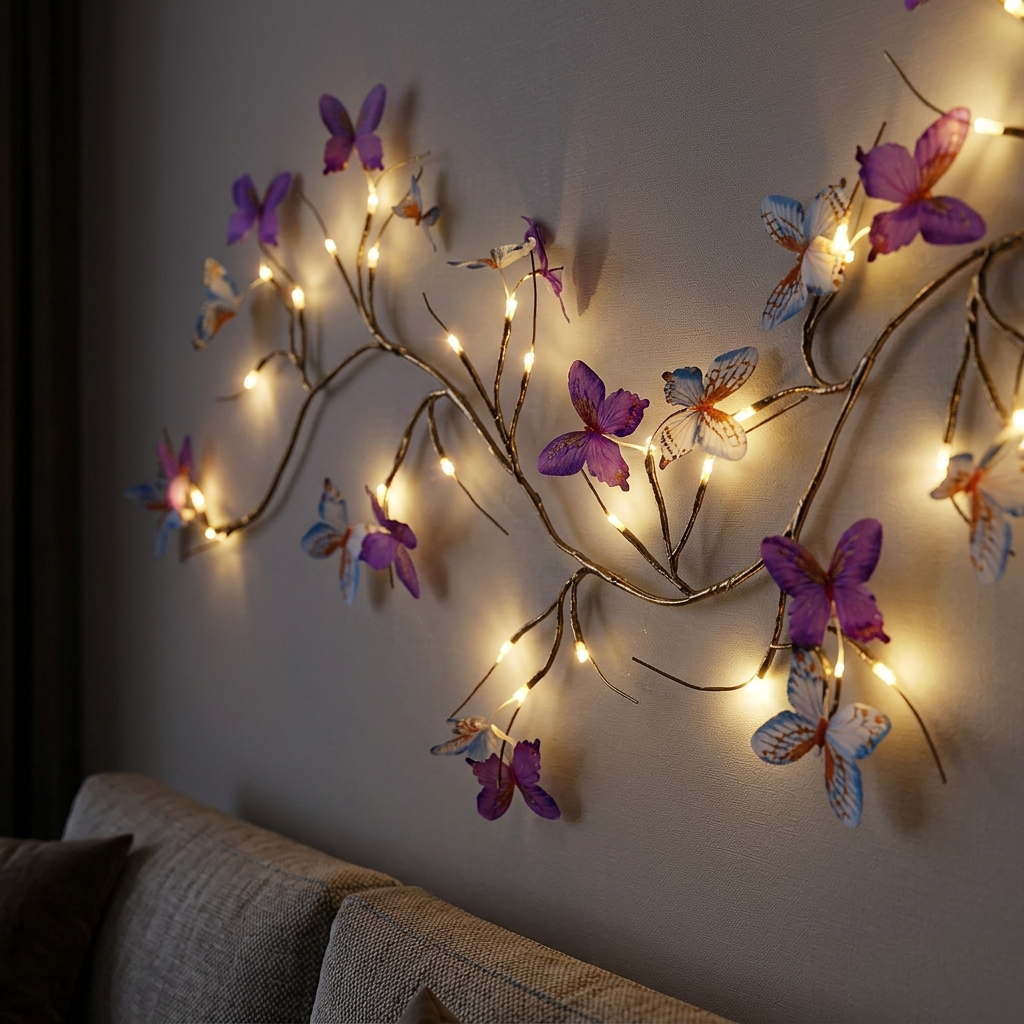 LED-Schmetterlingszweig-Leuchte