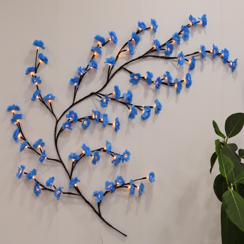 Leuchtende Eisblüten-Dekolampe in Weiß mit LED