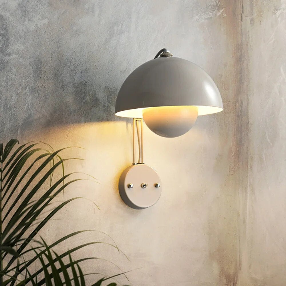 MushroomBloom LED-Wandleuchte - Modernes Pilzdesign