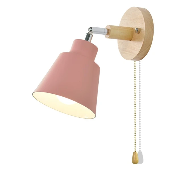 PivotLume - Verstelbare Wandlamp met Trekketting Schakelaar