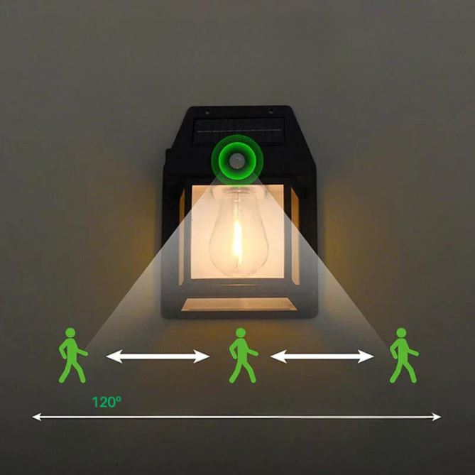 SolarShine I LED Wandlampe für Gartenbeleuchtung