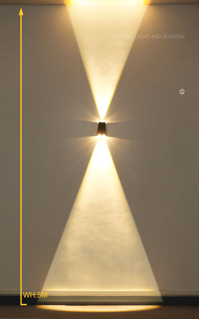 SolarGlow – Moderne LED-Solar-Wandleuchte Schwarz für Garten & Terrasse