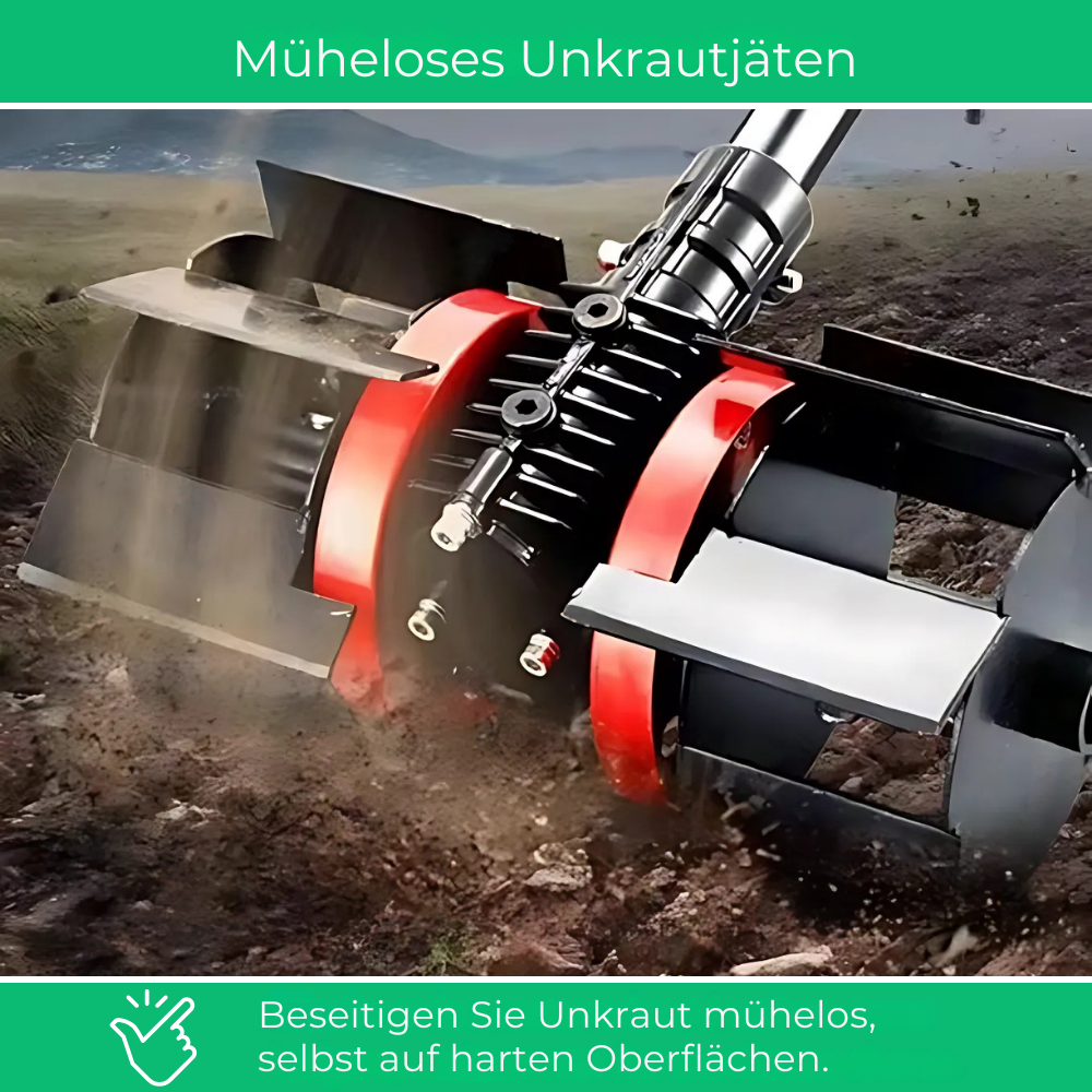 Unkrautbürste G700 PRO 28cm 9Zähne Freischneider 26/28mm Manganstahl