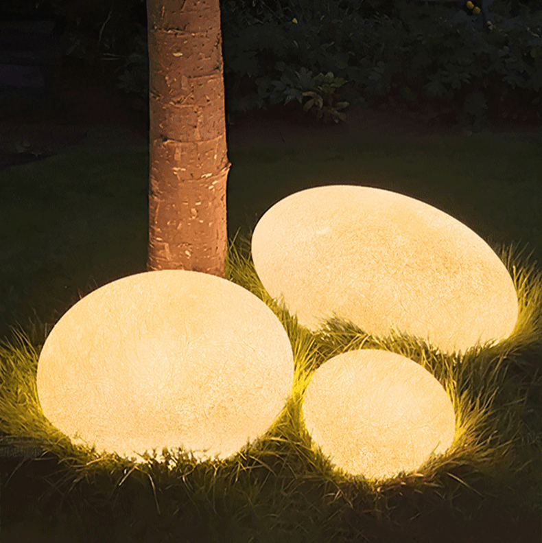 StoneGlow – Moderne Steinleuchte, wasserdicht, für Gartenwege