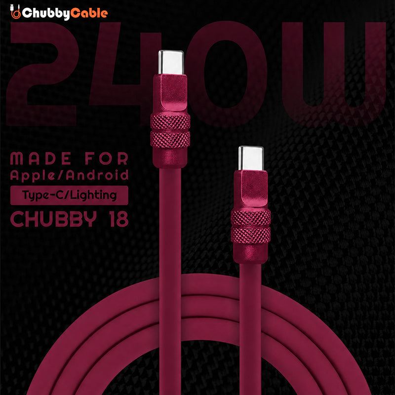Chubby 18 240W Eloxierung Schnelllade-Kabel für iPhone 18