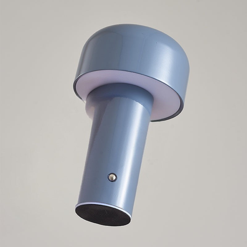 LumaFungo LED Pilzlampe – Kabellos, dimmbar, retro, gold, für Terrasse